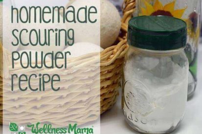 homemade scouring powder recipe with natural ingredients