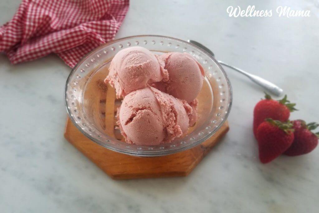 Healthy Strawberry Gelato Recipe Wellness Mama