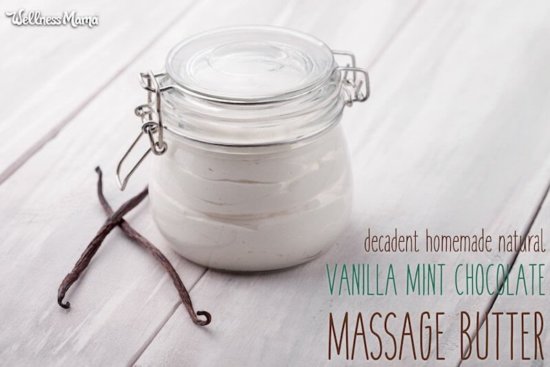 How To Make Vanilla Mint Chocolate Massage Butter Recipe Wellness Mama