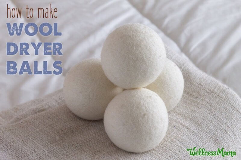 washing wool dryer balls