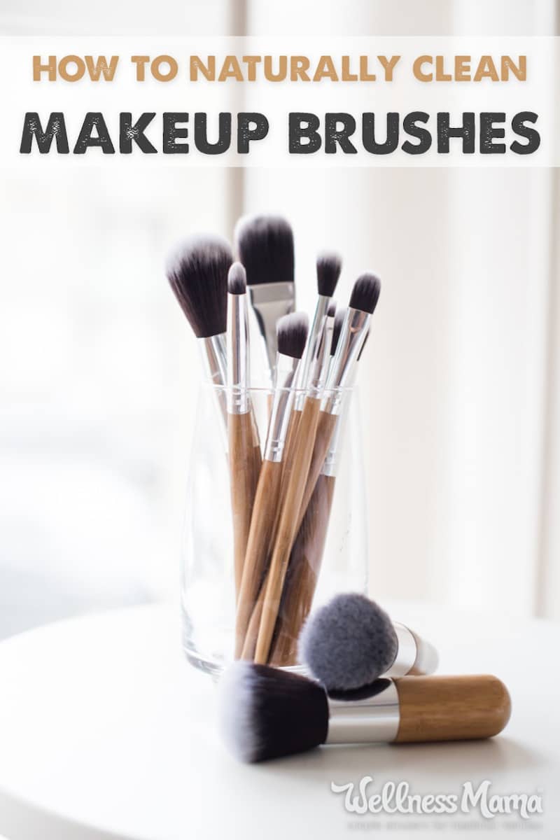 Clean Makeup Brushes Naturally (Without