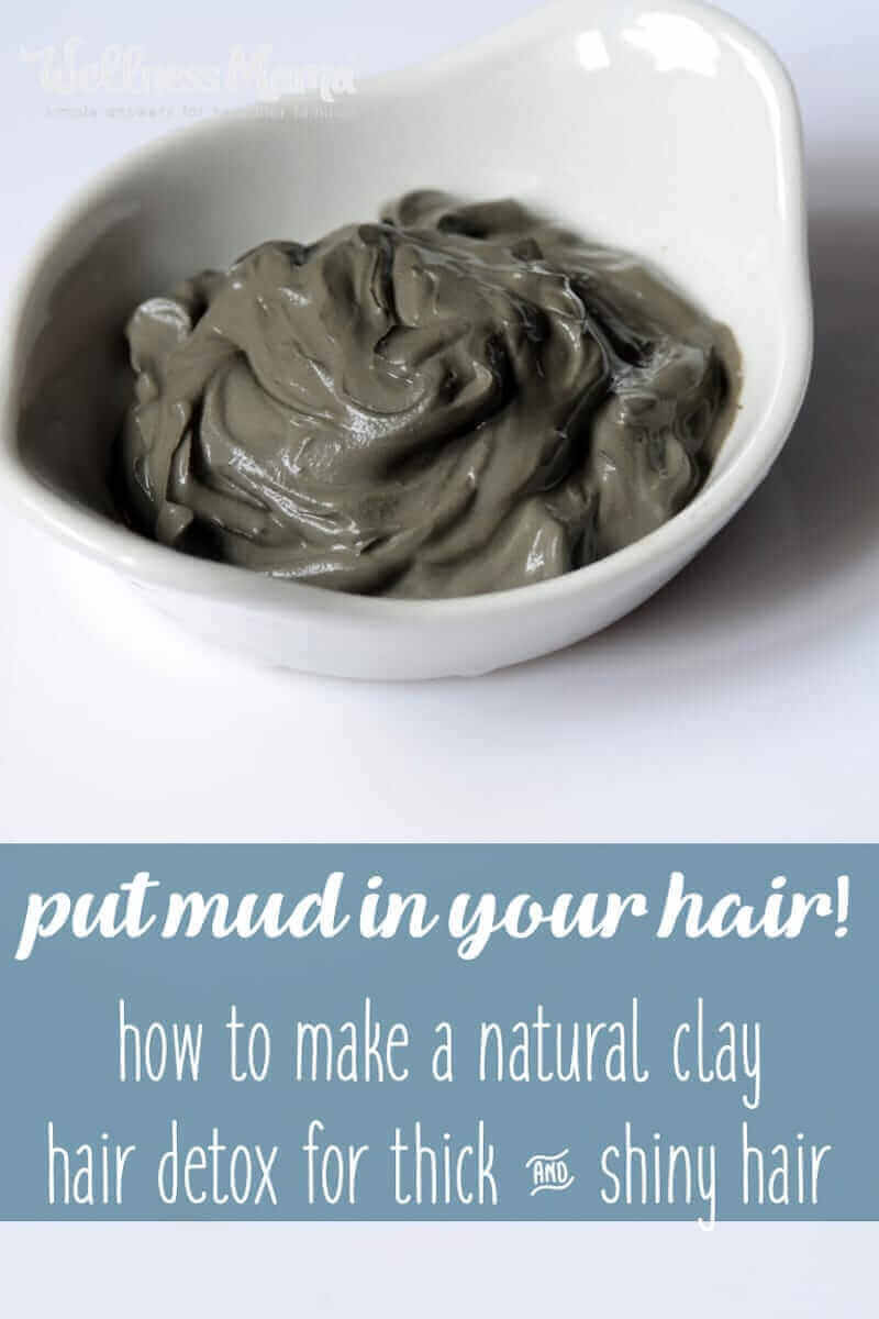 Natural clays help detox your hair to leave it shiny and thick without the need for chemicals. This recipe explains how and why your hair needs a detox.