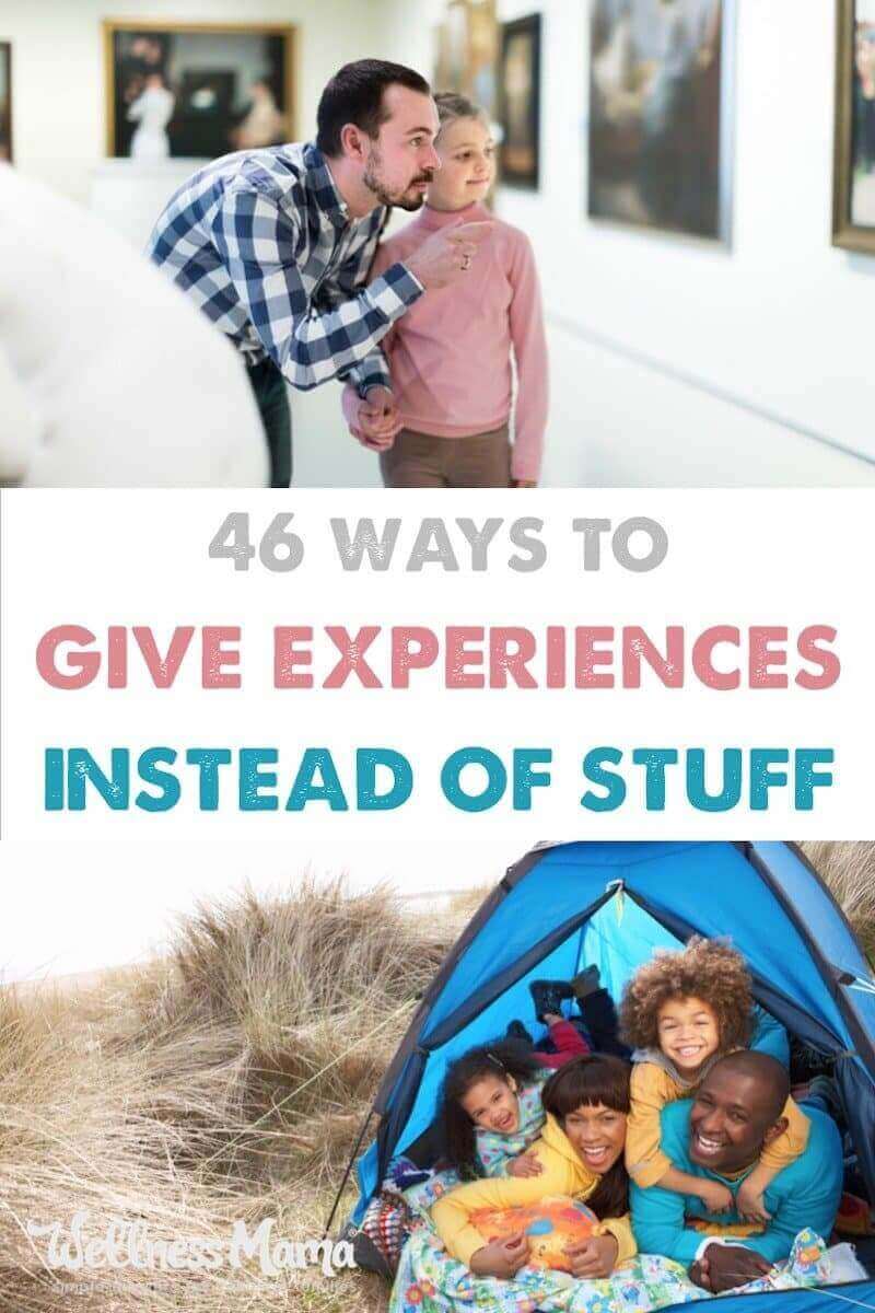 During the holidays, it's customary to give gifts to family and friends. However, I've found it better to give experiences instead of gifts to our children.