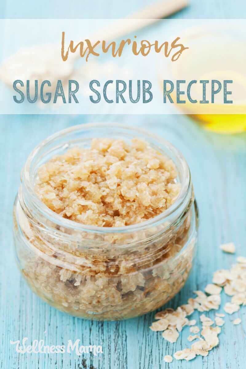 This easy sugar scrub recipe is natural and chemical free. It naturally removes dead skin and leaves skin glowing and healthy.