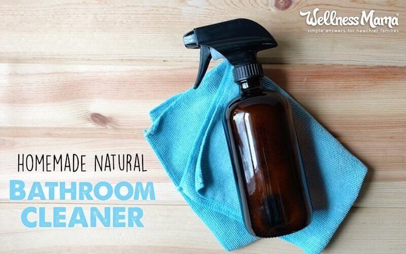 Natural Bathroom Cleaner Recipe for