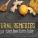 Natural remedies to help you recover from illness faster