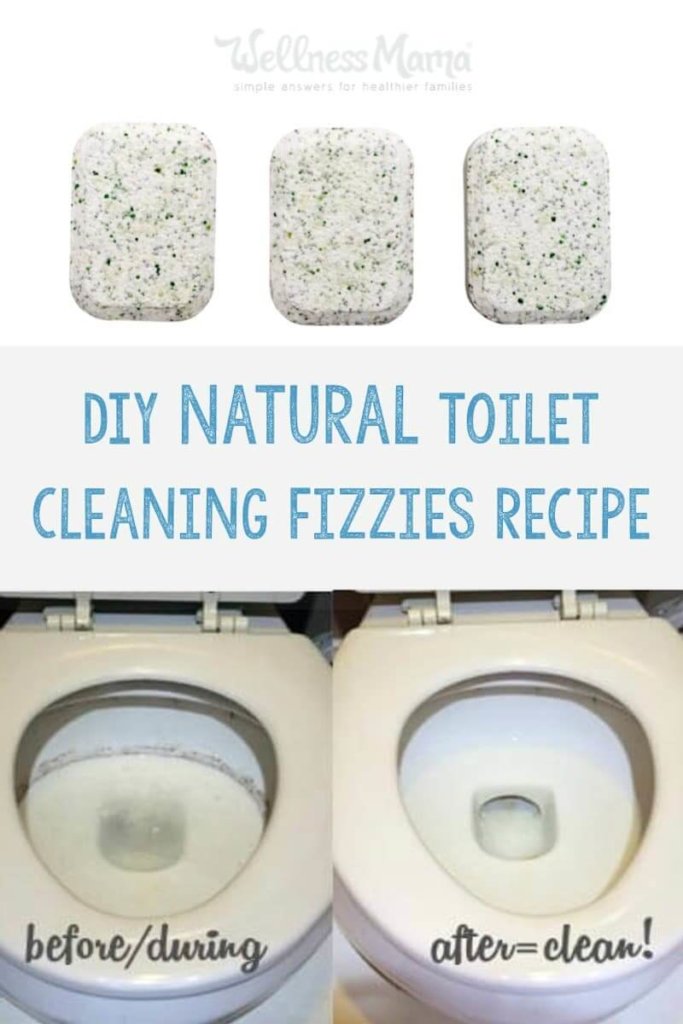 Natural Toilet Cleaning Fizzies Wellness Mama