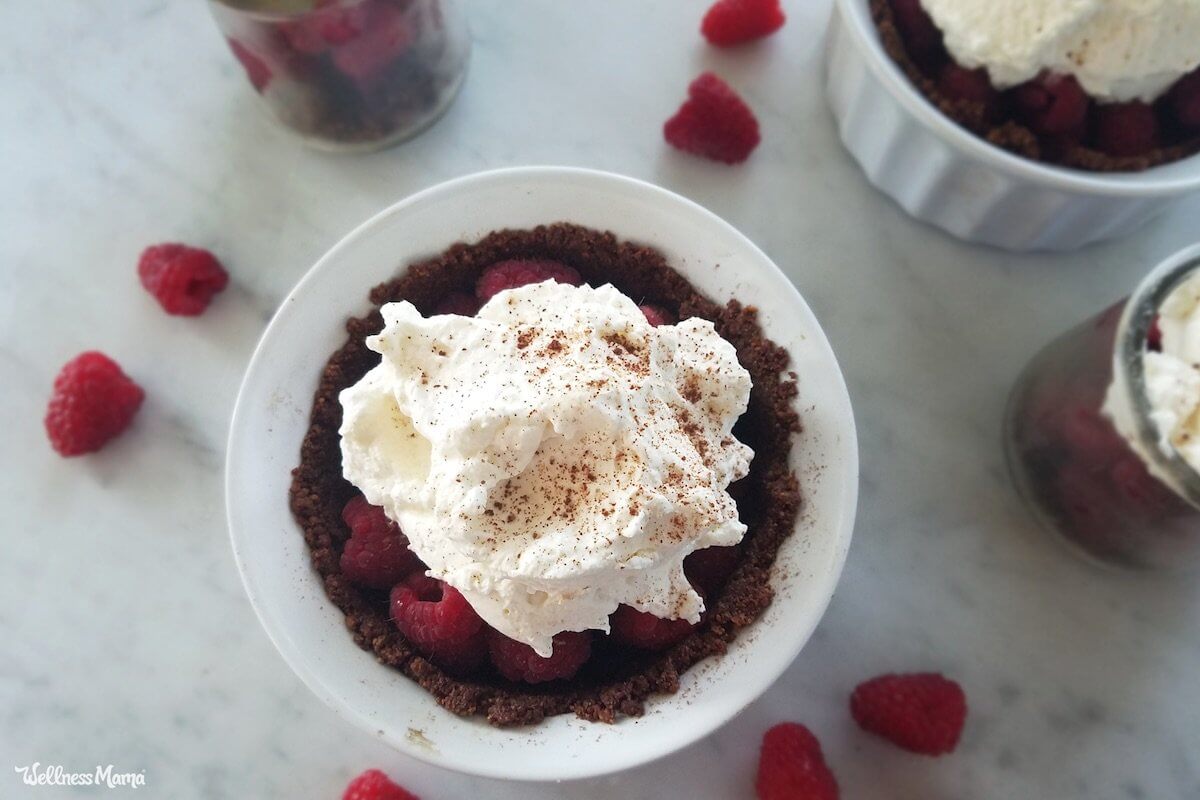 No-Bake Raspberry Chocolate “Pie” Recipe