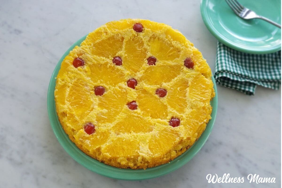 Almond Cake with Pineapple-Rum Filling