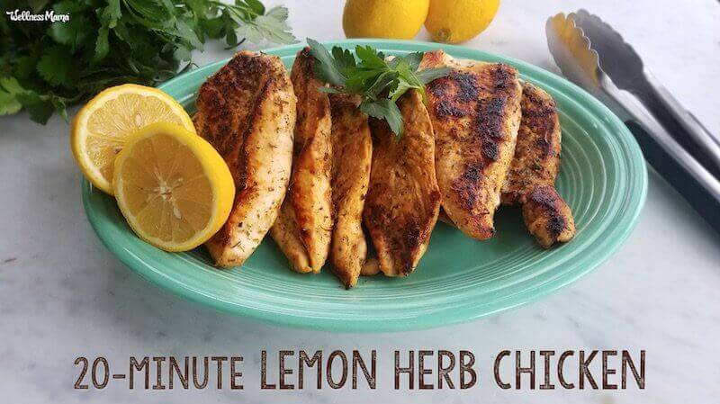 20-Minute Italian Lemon Herb Chicken