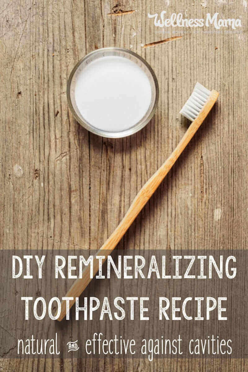 This homemade remineralizing toothpaste uses all natural and safe ingredients to naturally clean teeth and provide necessary minerals to the mouth.
