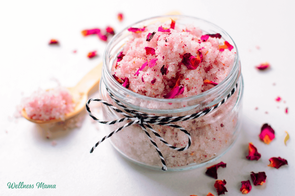 Rose Body Scrub for Smoother Skin