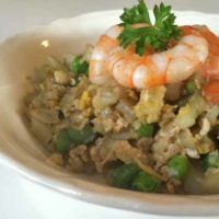 shrimp fried cauliflower rice healthy