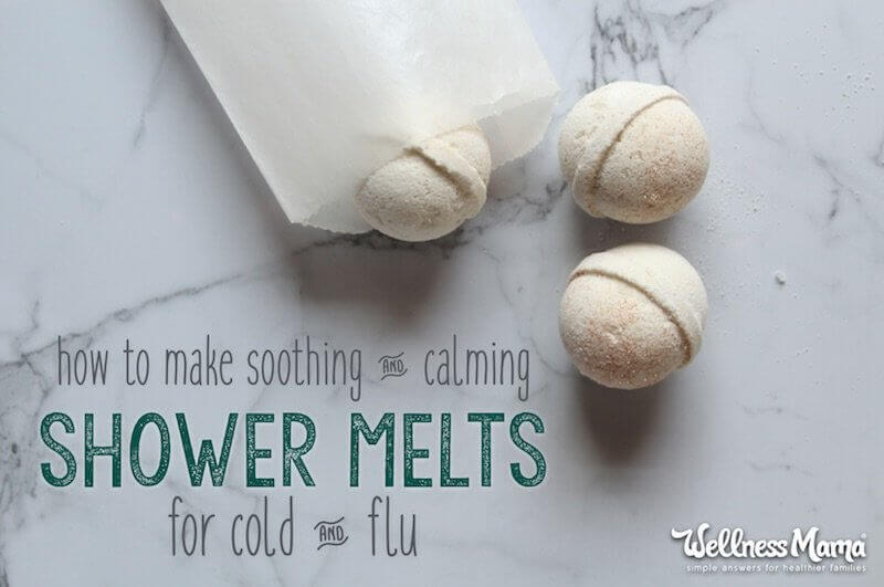 Soothing shower melts