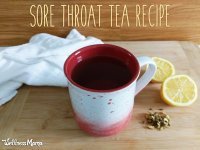 Tea recipe for a sore throat