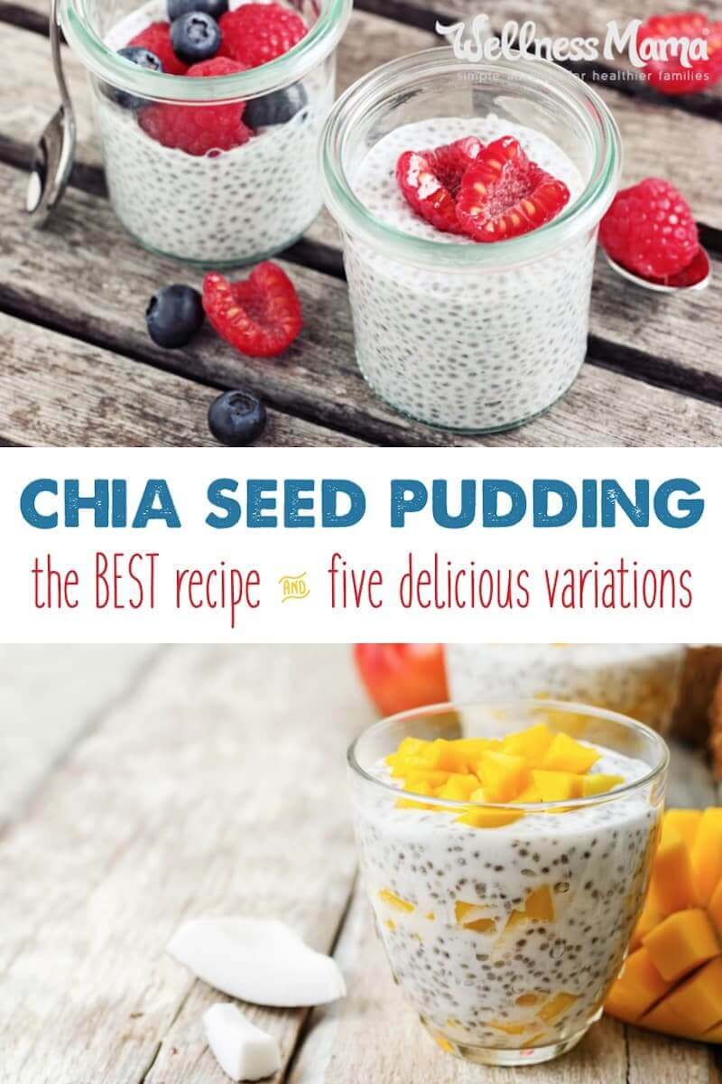 Chia seeds are a protein-packed wonder food. Make this delicious chia seed pudding with only 4 basic ingredients (and try my 5 delicious variations!).