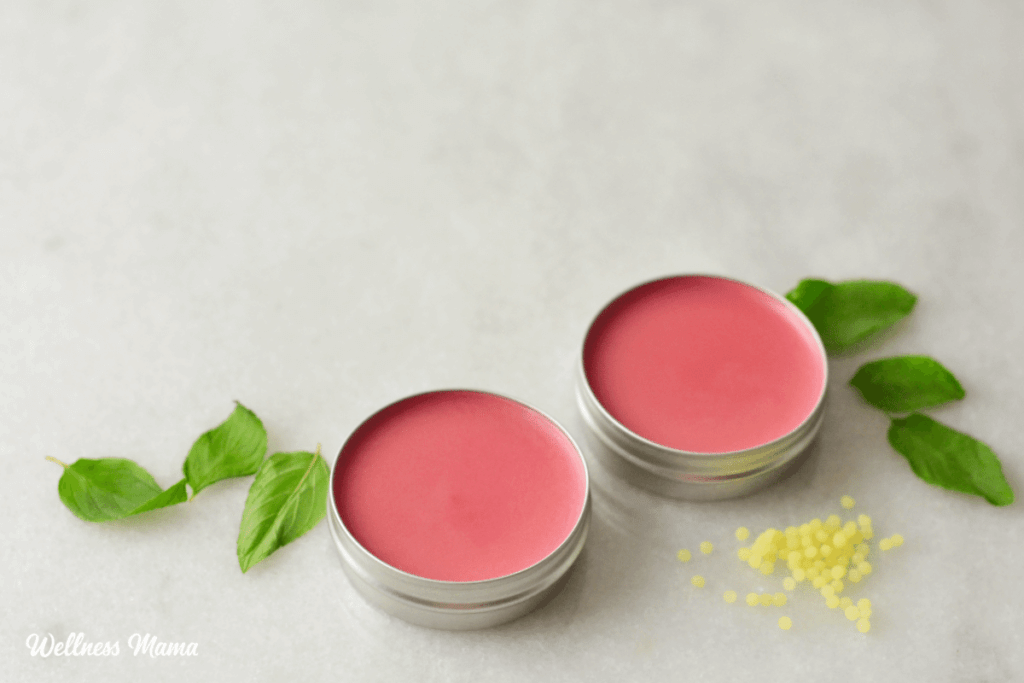 Homemade Tinted Lip Balm Recipe | Wellness Mama