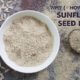 bake with sunflower seeds