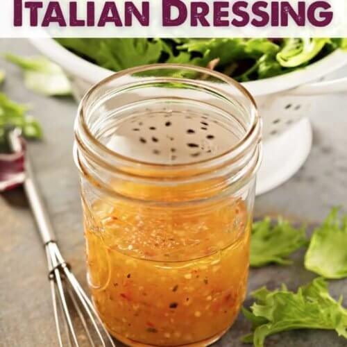 Recipe for zesty Italian dressing